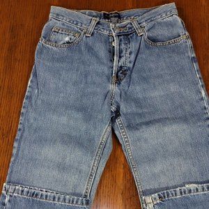 2 pr. vintage women's denim button front jeans Ann Taylor Gap